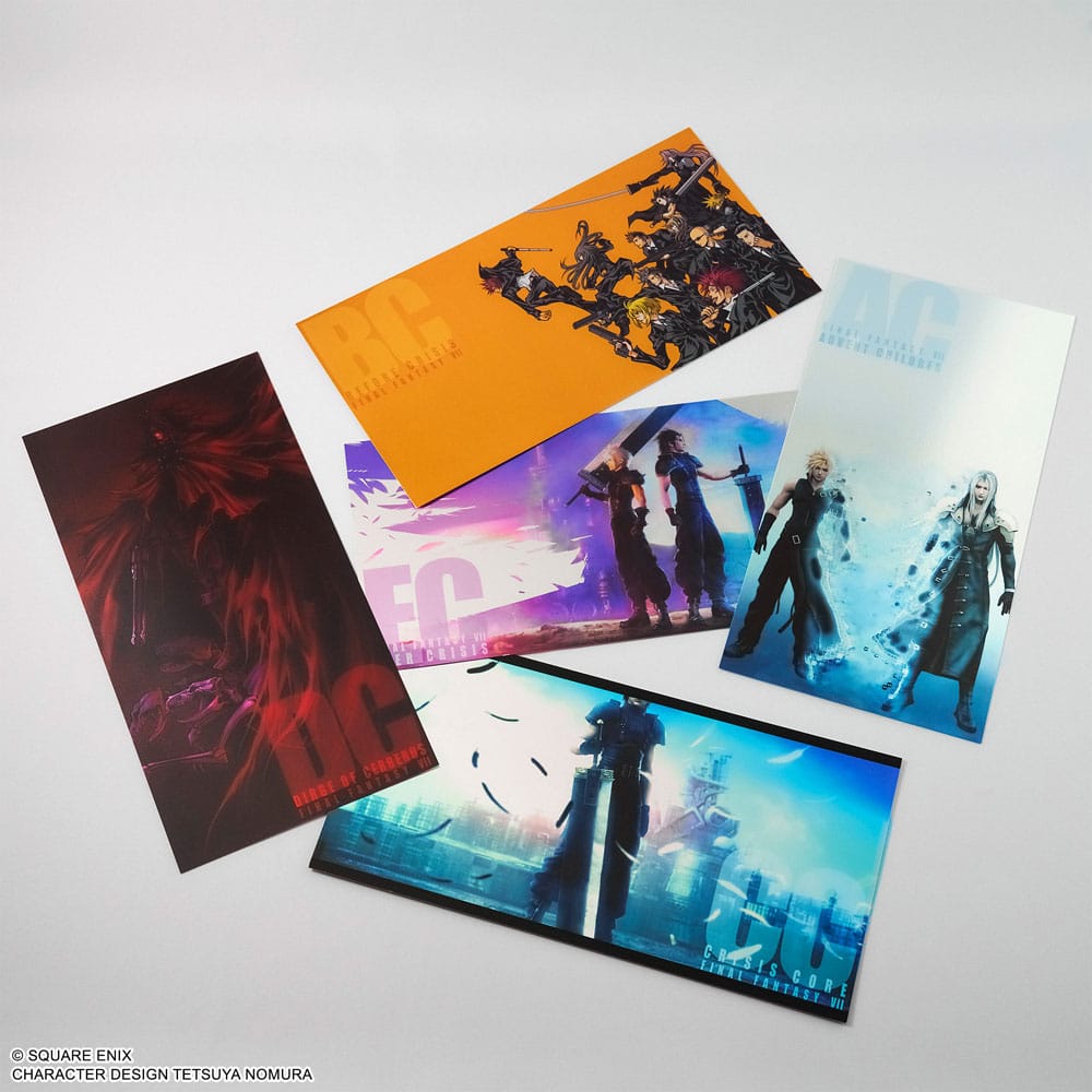 Final Fantasy VII Series Postales Metallic Large Set (5)