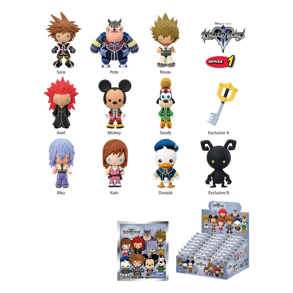 Kingdom Hearts Colgantes PVC Series 1 Expositor (24) - Collector4U