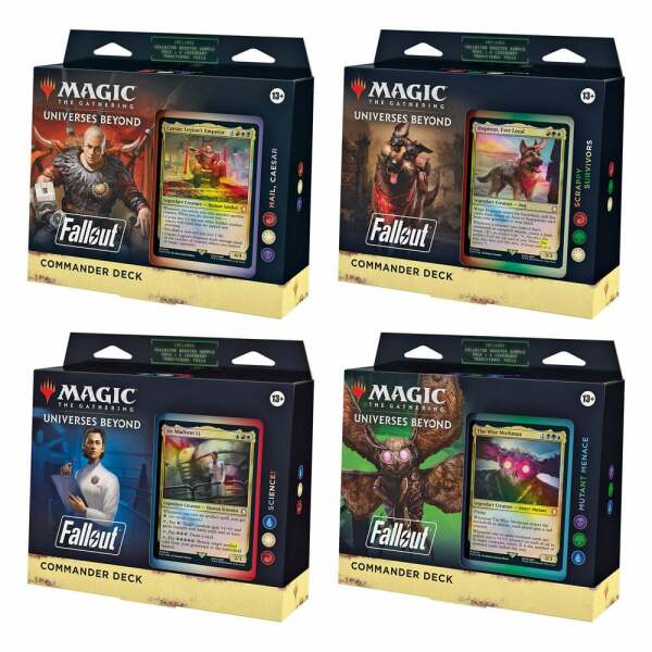 Magic the Gathering Universes Beyond: Fallout Mazos de Commander Caja (4) inglés