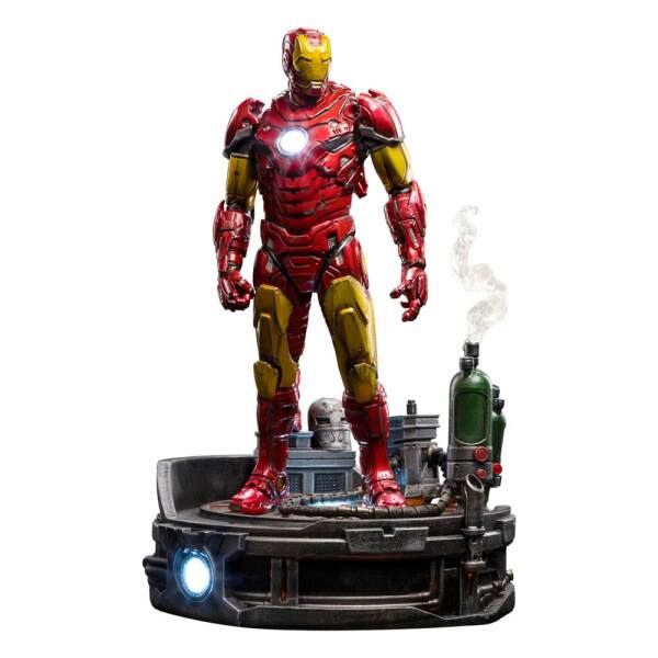 Marvel Estatua 1/10 Deluxe Art Scale Iron Man Unleashed 23 cm - Collector4U
