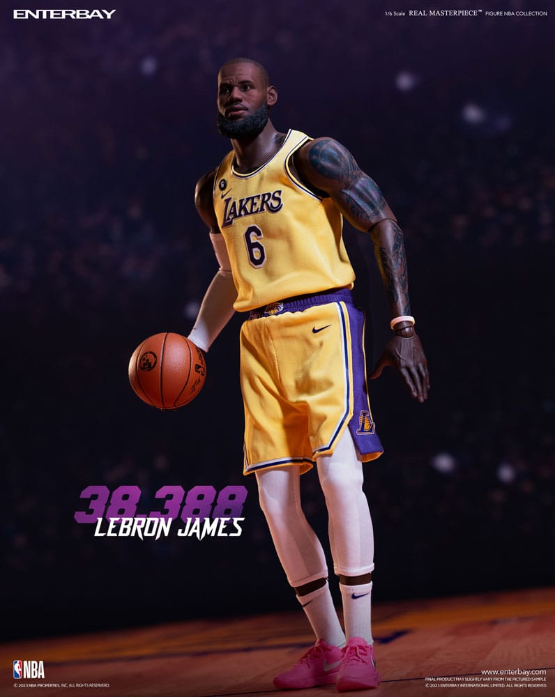 NBA Collection Figura Real Masterpiece 1/6 Lebron James Special Edition 30 Cm
