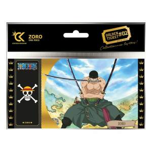 One Piece Golden Ticket Black Edition #02 Zoro Caja (10)