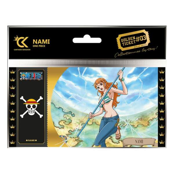One Piece Golden Ticket Black Edition #03 Nami Caja (10)