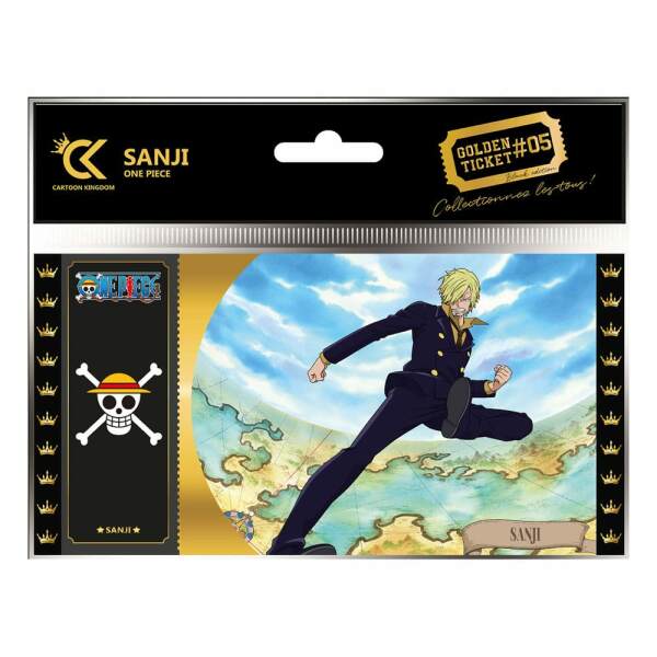 One Piece Golden Ticket Black Edition #05 Sanji Caja (10)