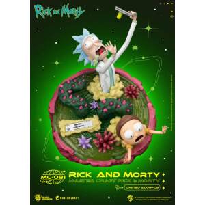 Rick and Morty Estatua Master Craft Rick and Morty 42 cm