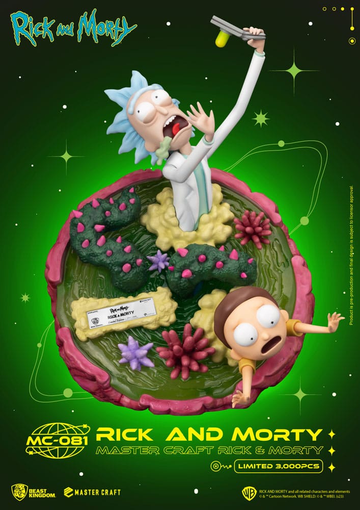 Rick and Morty Estatua Master Craft Rick and Morty 42 cm