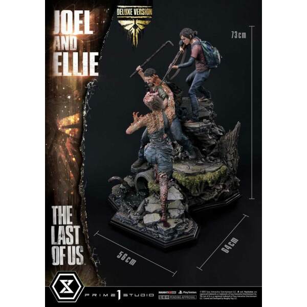 The Last of Us Part I Estatua Ultimate Premium Masterline Series Joel & Ellie Deluxe Bonus Version (The Last of Us Part I) 73 cm - Collector4U