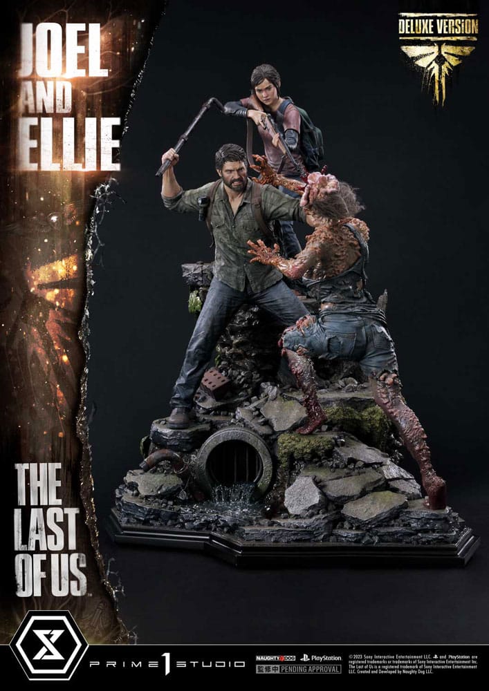 The Last of Us Part I Estatua Ultimate Premium Masterline Series Joel & Ellie Deluxe Version (The Last of Us Part I) 73 cm - Collector4U