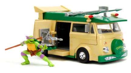 Tortugas Ninja Vehículo 1/24 Donatello & Party Wagon - Collector4U