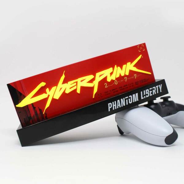 Cyberpunk Edgerunner Lámpara LED Phantom Edition 22 cm