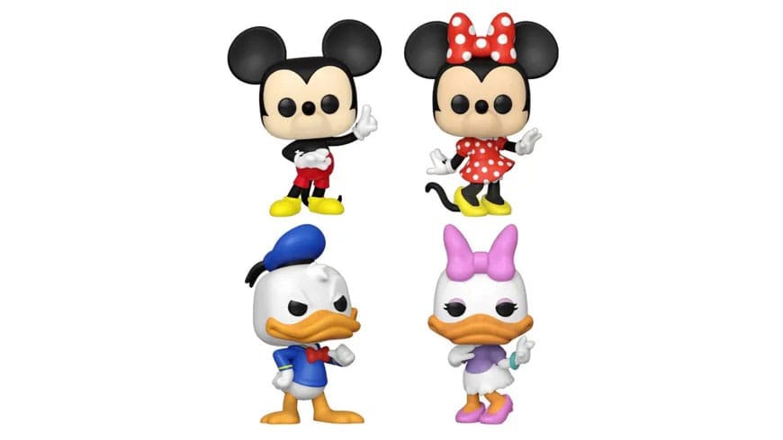 Disney Pack de 4 Figuras POP! Movies Vinyl Classics 9 cm