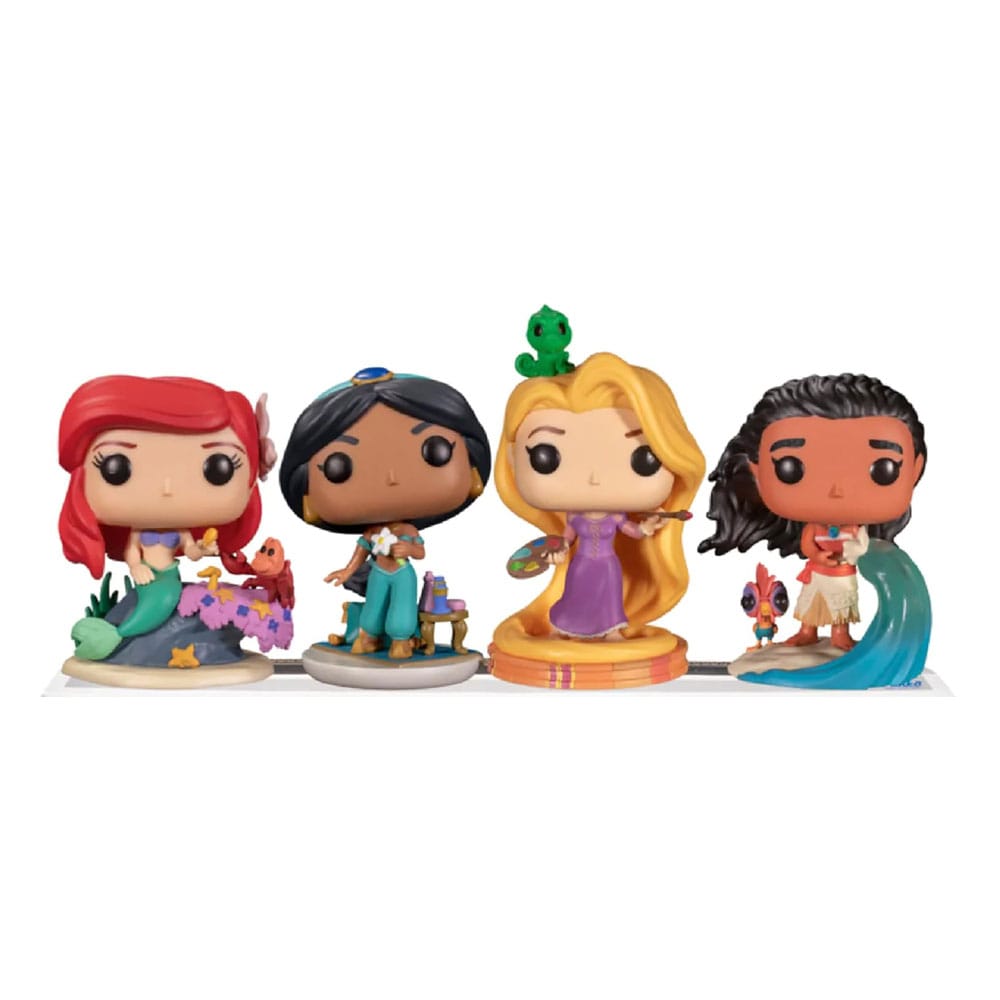 Disney Pack de 4 Figuras POP! Movies Vinyl Ultimate Princess (GW) 9 cm