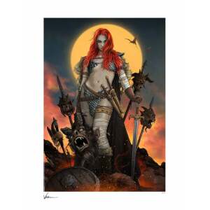 Dynamite Entertainment Litografia Red Sonja: A Savage Sword 46 x 61 cm - sin marco