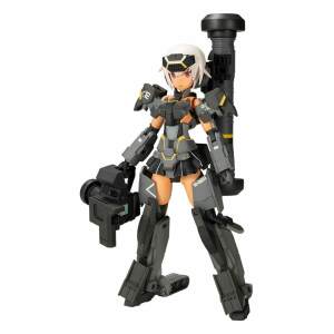 Frame Arms Girl Maqueta Plastic Model Kit Gourai-Kai (Black) with FGM148 Type Anti-Tank Missile 16 cm
