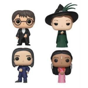 Harry Potter Pack de 4 Figuras POP! Movies Vinyl Yule 9 cm