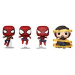 Marvel Pack de 4 Figuras POP! Movies Vinyl Spider-Man No way Home S3 9 cm