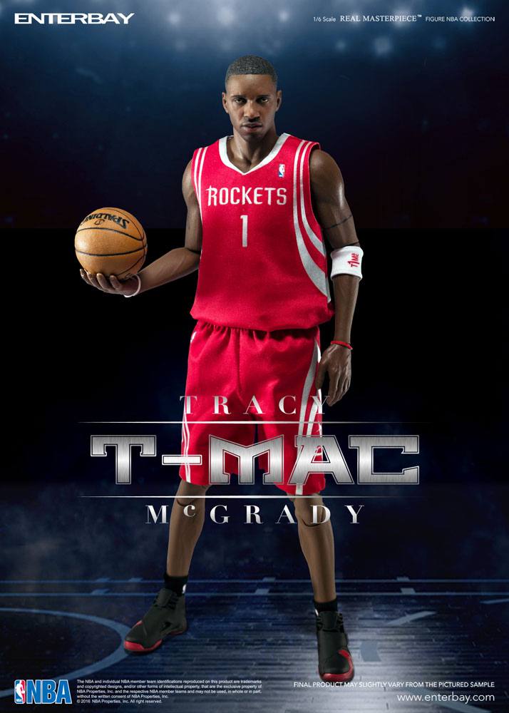 NBA Collection Figura Real Masterpiece 1/6 Tracy McGrady Limited Retro Edition 30 Cm