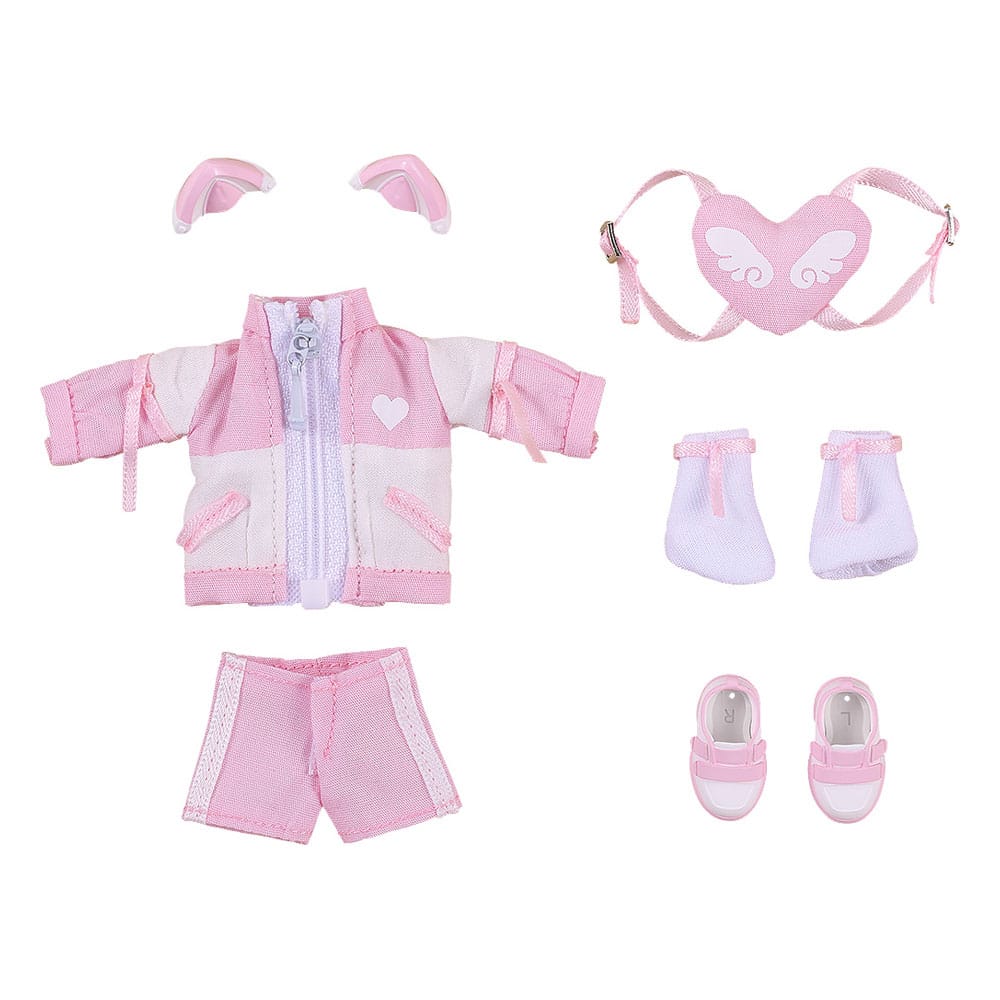 Original Character Accesorios para las Figuras Nendoroid Doll Outfit Set: Subculture Fashion Tracksuit (Pink)