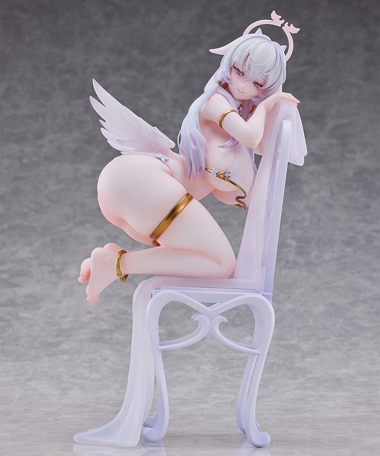 Original Character Estatua 1/6 Pure White Angel-chan Tapestry Set Edition 27 cm