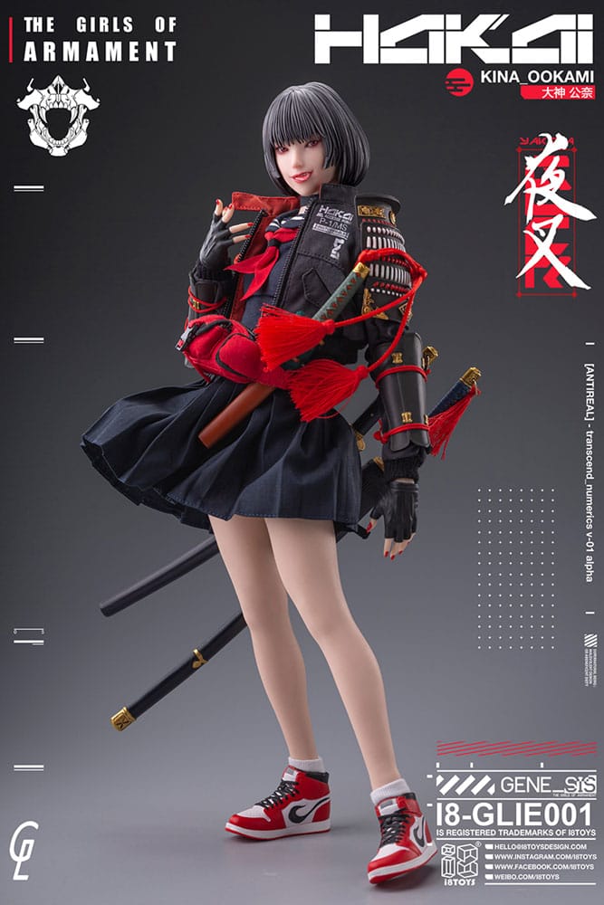 Original Character i8Toys x Gharliera Figura 1/6 The Girls of Armament Kina Ookami 28 cm