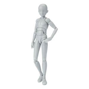 S.H. Figuarts Figura Body-Kun School Life Edition DX Set (Gray Color Ver.) 13 cm