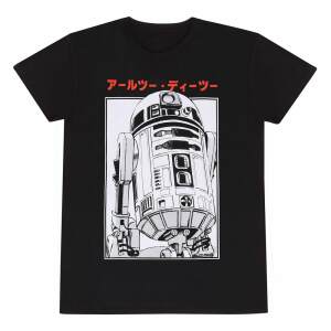 Star Wars Camiseta R2D2 Katakana talla L