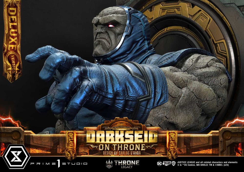 Throne Legacy Series Estatua 1/4 Justice League (Comics) Darkseid on Throne Design by Carlos D'Anda Deluxe Version 65 cm