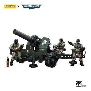 Warhammer 40k Figura 1/18 Astra Militarum Ordnance Team with Bombast Field Gun 12 cm