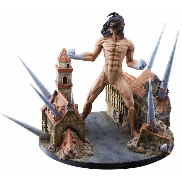 Attack On Titan Estatua Pvc Eren Jaeger Attack Titan Ver Judgment 25 Cm