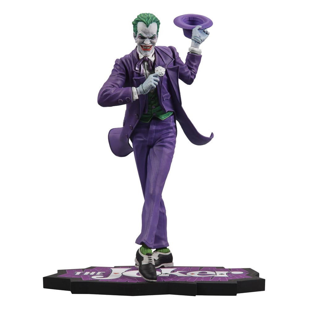 DC Direct Estatua Resina 1/10 The Joker: Purple Craze – The Joker by Alex Ross 19 cm