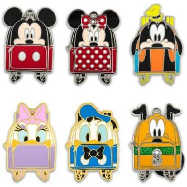 Disney By Loungefly Pin Chapas Esmaltadas Sensational Six Character Backpacks 3 Cm Expositor 12