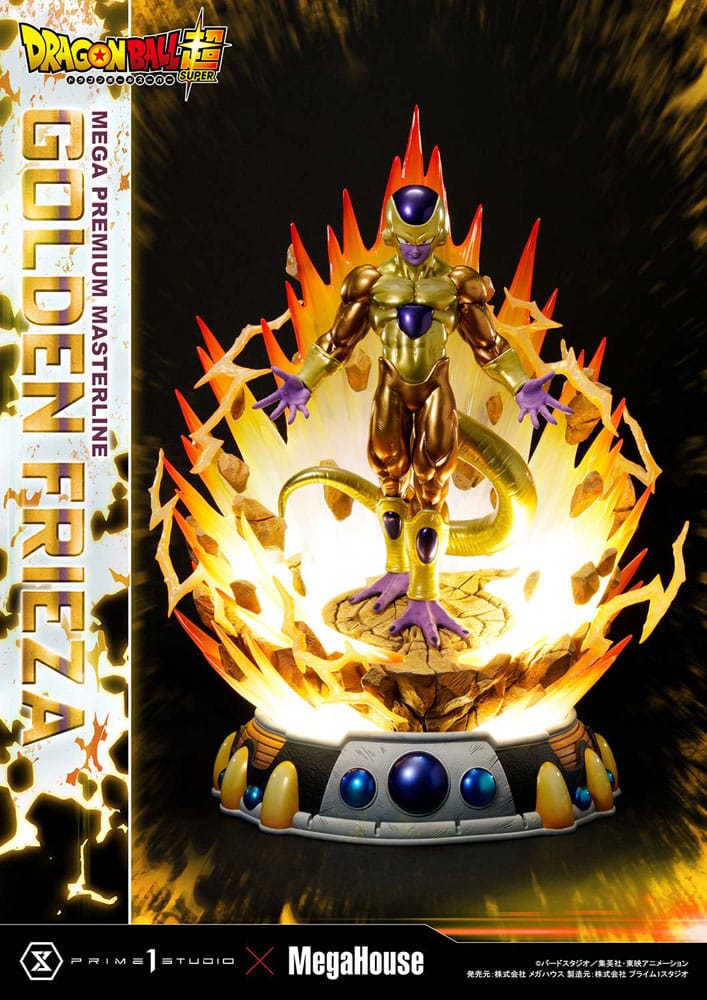 Dragon Ball Super Estatua Mega Premium Masterline 1/4 Golden Frieza 61 cm