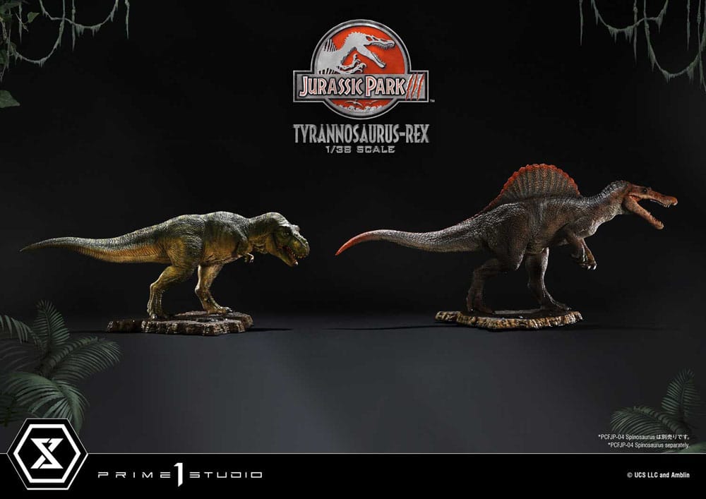 Jurassic Park Iii Estatua Prime Collectibles 1 38 T Rex 17 Cm