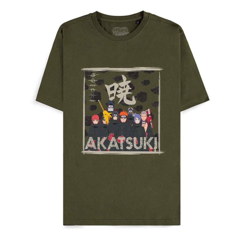 Naruto Shippuden Camiseta Akatsuki Clan talla S