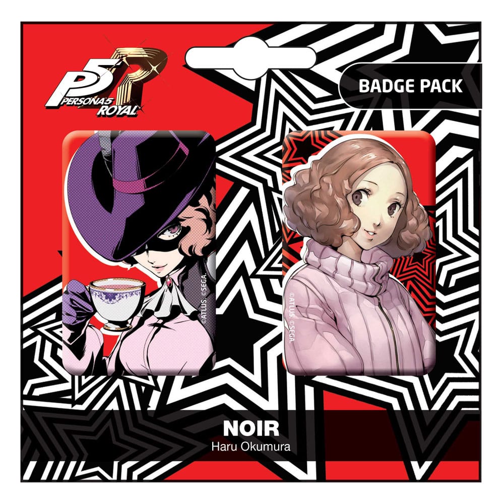 Persona 5 Royal Pack de Chapas Noir / Haru Okumura