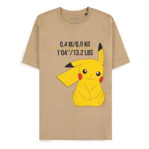Pokemon Camiseta Beige Pikachu Talla L