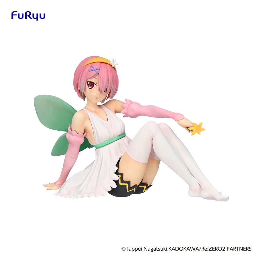 Rezero Starting Life In Another World Estatua Pvc Noodle Stopper Ram Flower Fairy 45 Cm