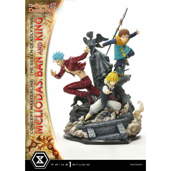 Seven Deadly Sins Concept Masterline Series Estatua Meliodas Ban And King 55 Cm