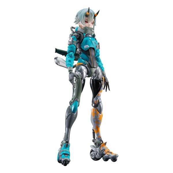 Shojo Hatsudoki Maqueta Hagane Works Diecast Pvc Figura Motored Cyborg Runner Ssx 155 Downtown Trek 17 Cm