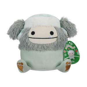 Squishmallows Peluche Christmas Evita The Bigfoot With Trapper Hat 12 Cm