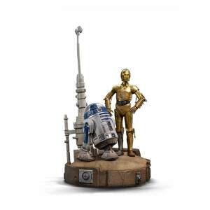 Star Wars Estatua 1 10 Deluxe Art Scale C 3po R2d2 31 Cm