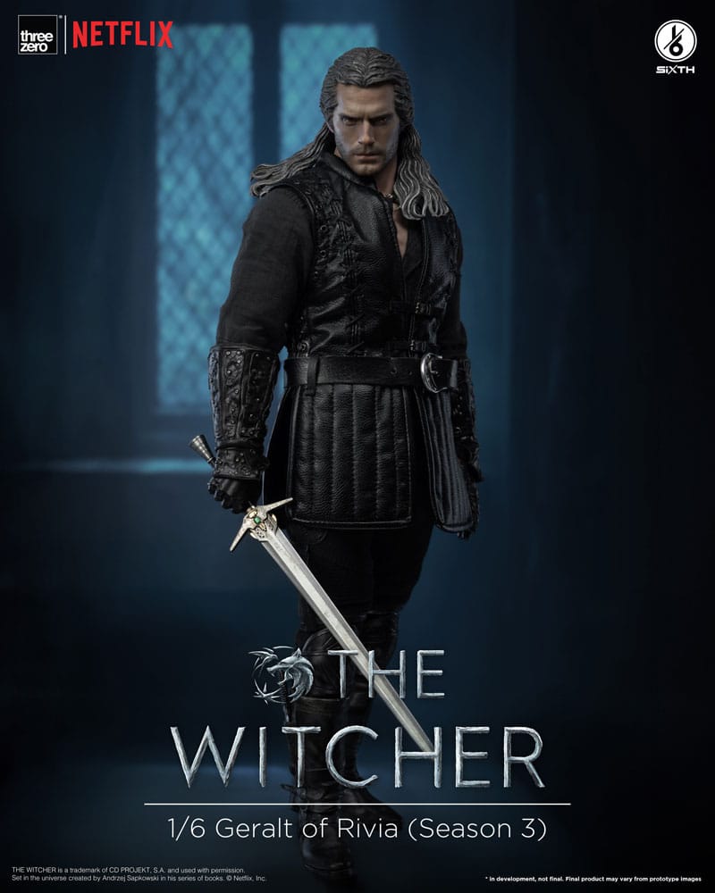 The Witcher Season 3 Figura 1/6 Geralt of Rivia 31 cm