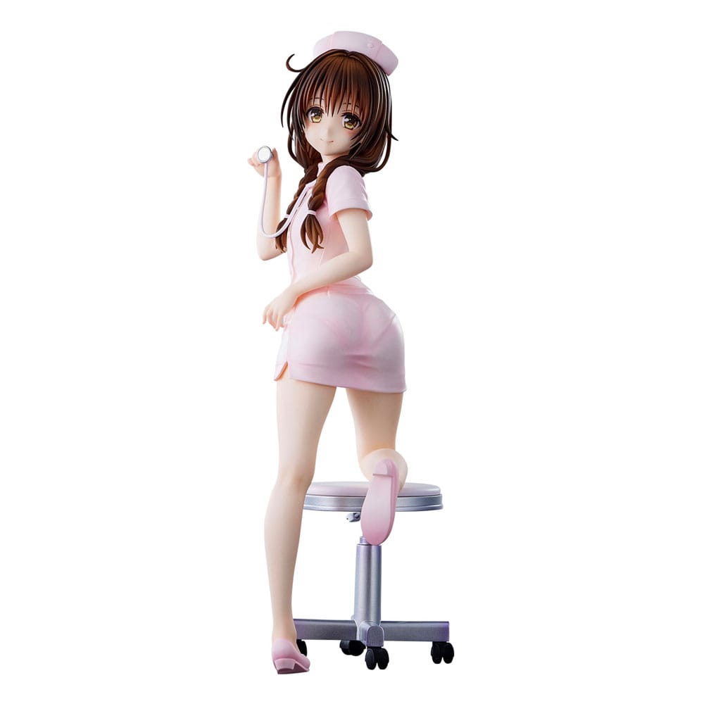 To Love-Ru Darkness Estatua PVC Mikan Yuki Nurse Cos 25 cm