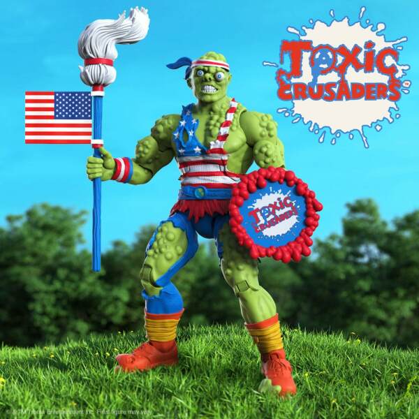 Toxic Crusaders Figura Ultimates Toxie Vintage Toy America 18 Cm