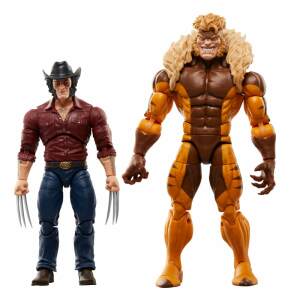 Wolverine 50th Anniversary Marvel Legends Pack De 2 Figuras Marvel Logan Sabretooth 15 Cm