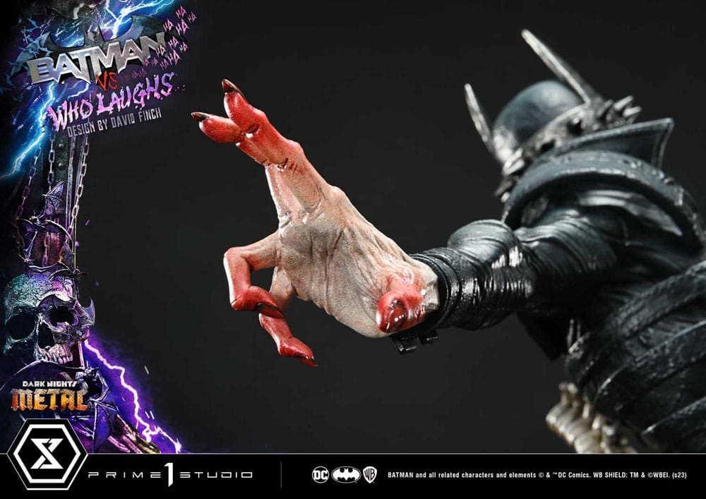 Dark Nights: Metal Estatua Ultimate Premium Masterline Series 1/4 Batman VS Batman Who Laughs 67 cm