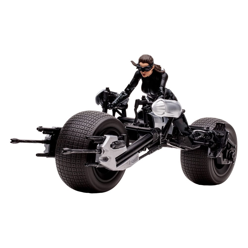 DC Multiverse Vehículo Batpod with Catwoman (The Dark Knight Rises)