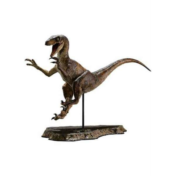 Jurassic Park Estatua Prime Collectibles 1 10 Velociraptor Jump 21 Cm