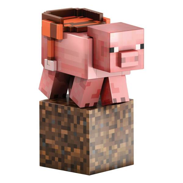 Minecraft Figura Diamond Level Pig 14 Cm
