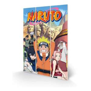 Naruto Poster De Madera The Hidden Leaf Village 20 X 30 Cm